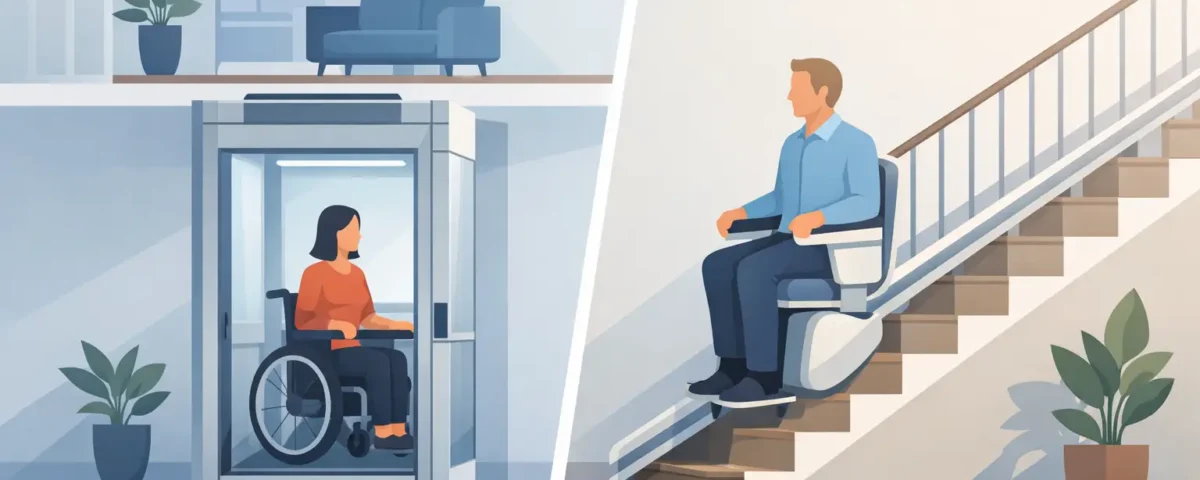 Hublift vs. Rollstuhllift zuhause: Was passt?
