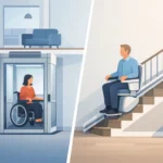 Hublift vs. Rollstuhllift zuhause: Was passt?