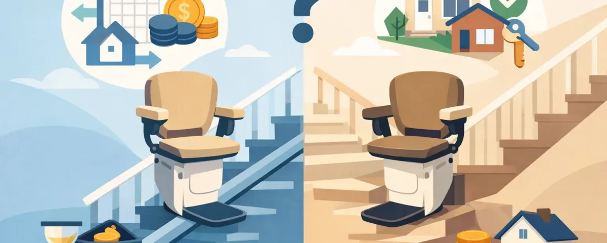 Miete oder Kauf Treppenlift - was lohnt sich?