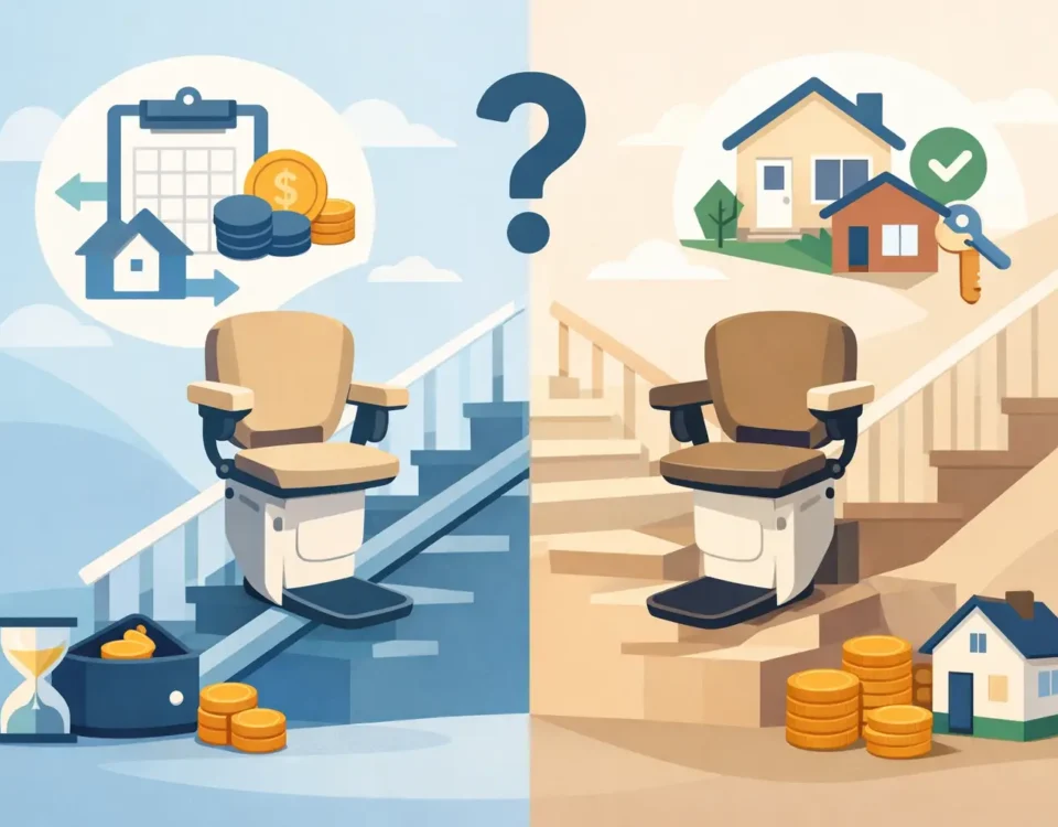 Miete oder Kauf Treppenlift - was lohnt sich?