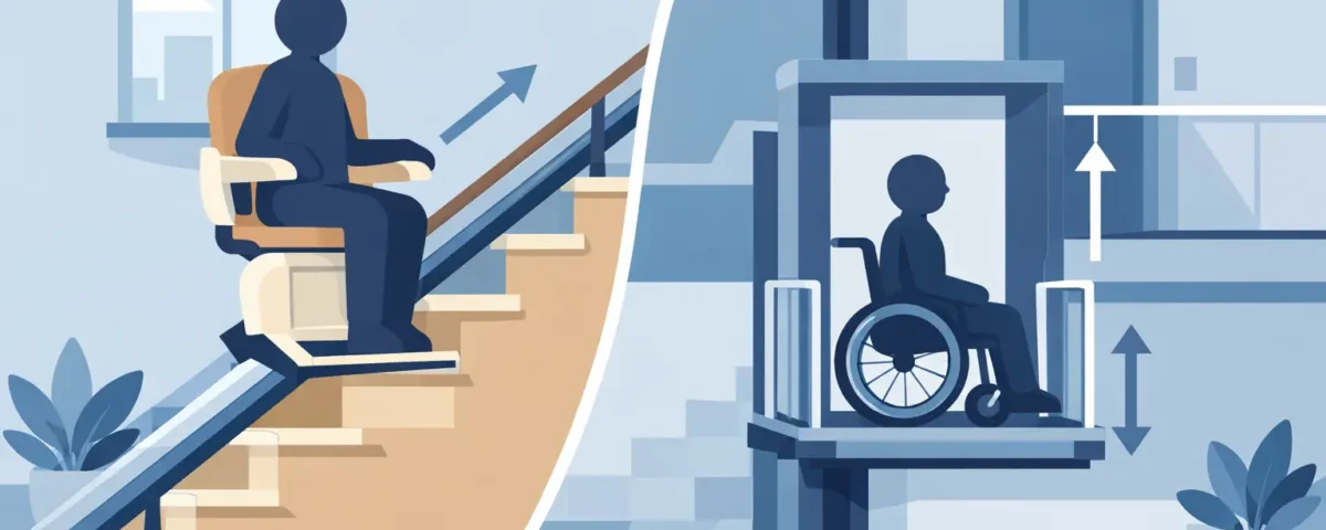 Sitzlift oder Plattformlift - der Unterschied