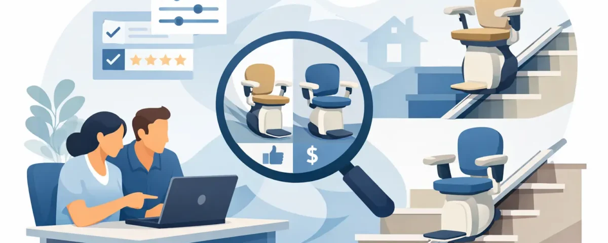 Treppenlift Anbieter online vergleichen