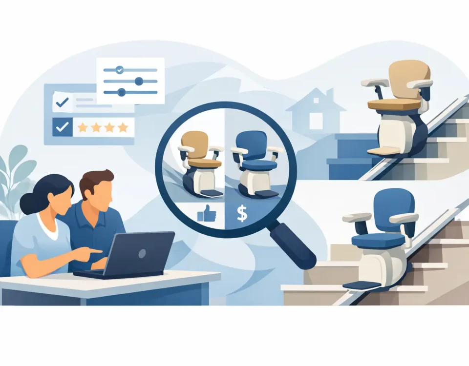 Treppenlift Anbieter online vergleichen