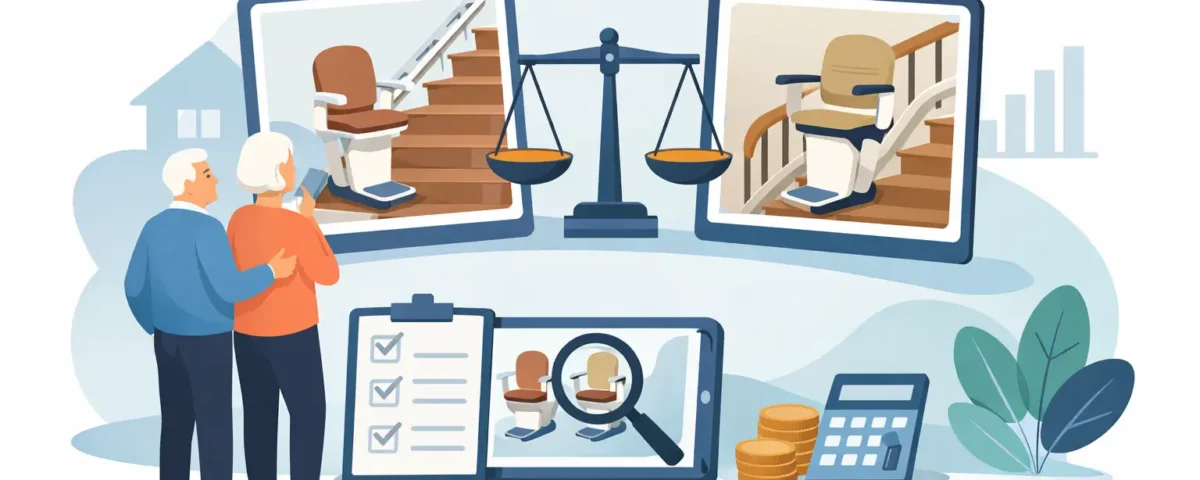 Treppenlift Anbieter vergleichen leicht gemacht