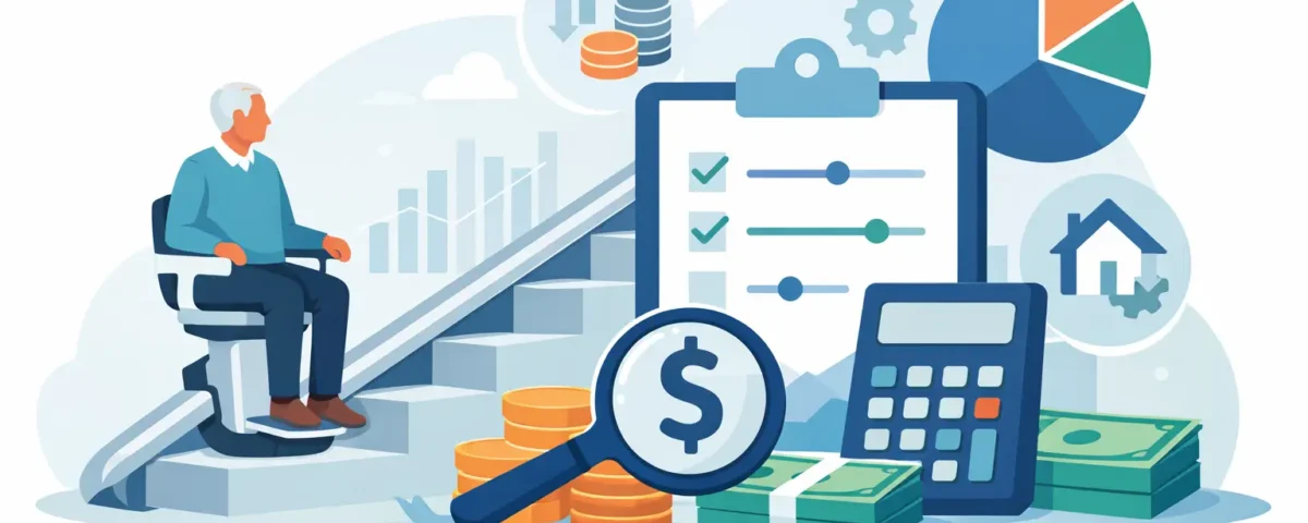 Treppenlift Kosten berechnen - Anleitung