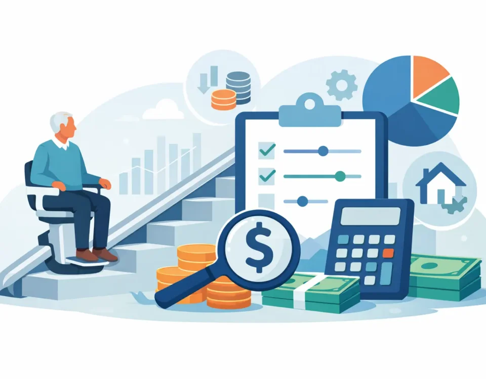 Treppenlift Kosten berechnen - Anleitung