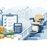 Treppenlift mieten - Kosten monatlich erklärt