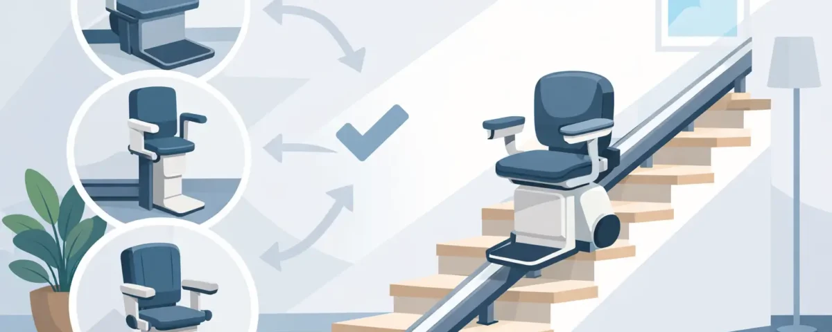 Welcher Lift für gerade Treppe passt?