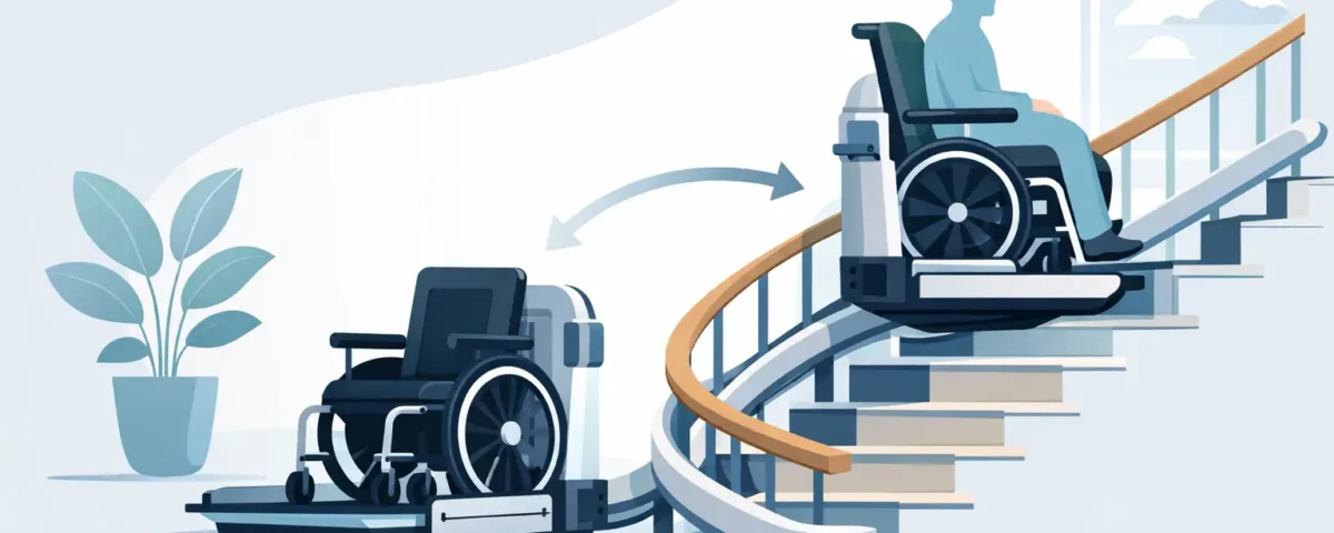 Welcher Treppenlift passt bei Rollstuhl?